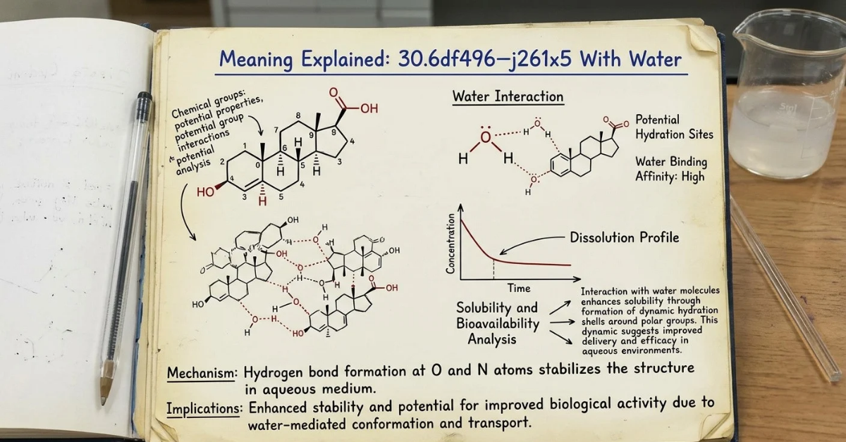 30.6df496–j261x5 With Water: Meaning Explained