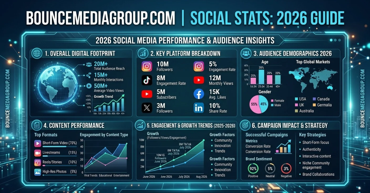 Bouncemediagroup.com Social Stats: 2026 Guide