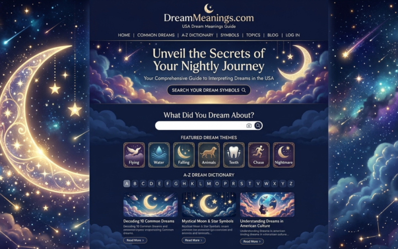 DreamMeaniing.com USA: Dream Meanings Guide