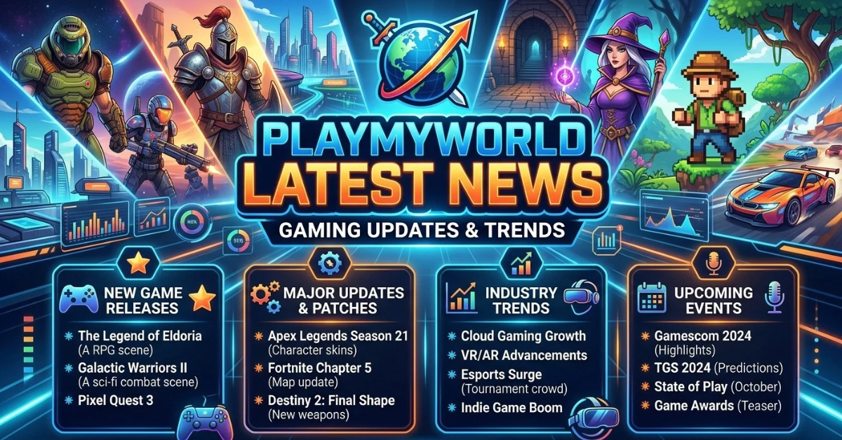PlayMyWorld Latest News: Gaming Updates & Trends