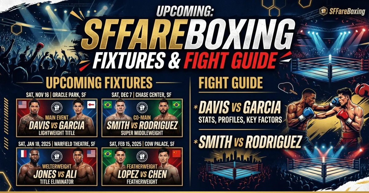 SFFareBoxing Upcoming: Fixtures & Fight Guide