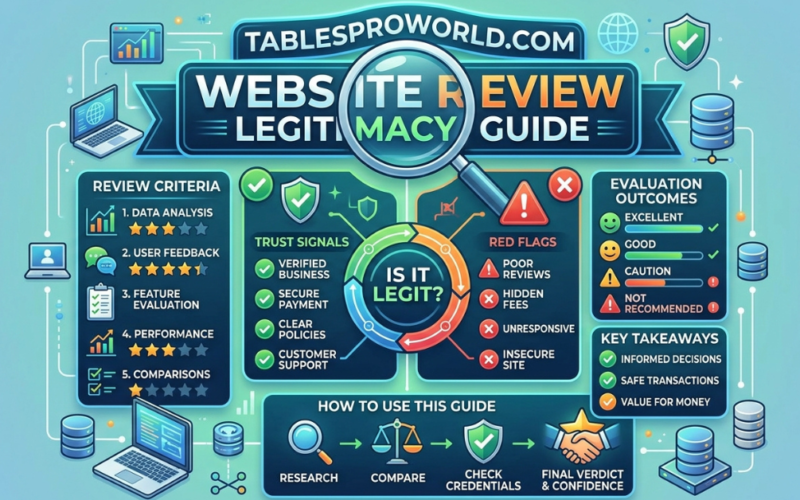 TablesProWorld.com Reviews & Legitimacy Guide