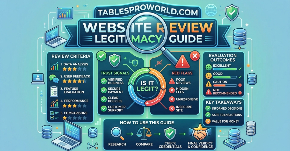 TablesProWorld.com Reviews & Legitimacy Guide