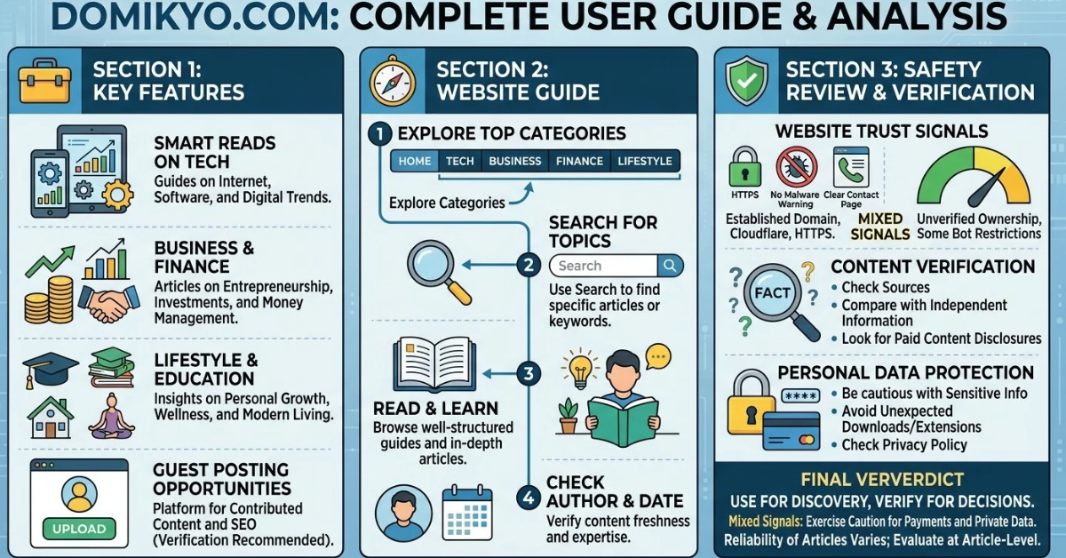 Domikyo.com: Features, Website Guide & Safety Review