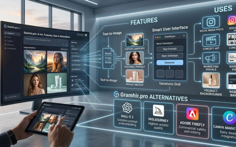 Gramhir.pro: AI Art, Features, Uses & Alternatives