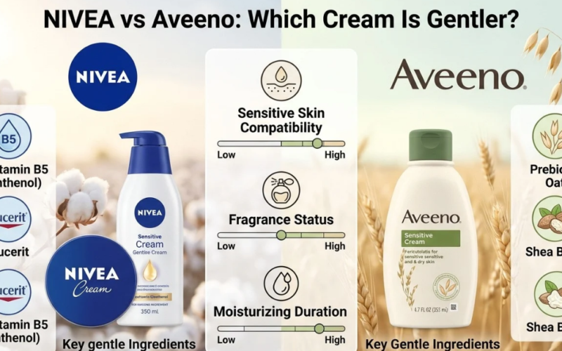 NIVEA vs Aveeno: Which Cream Is Gentler?