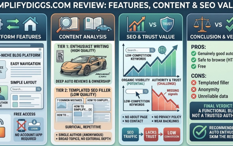 SimplifyDiggs.com Review: Features, Content & SEO Value