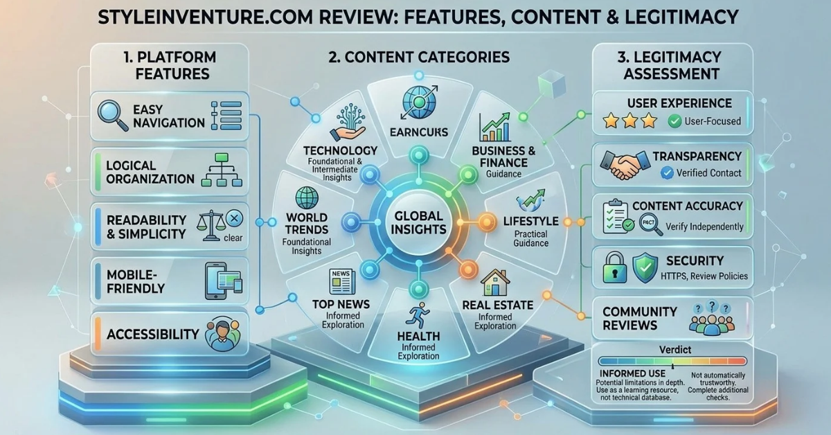 Styleinventure.com Review: Features, Content & Legitimacy
